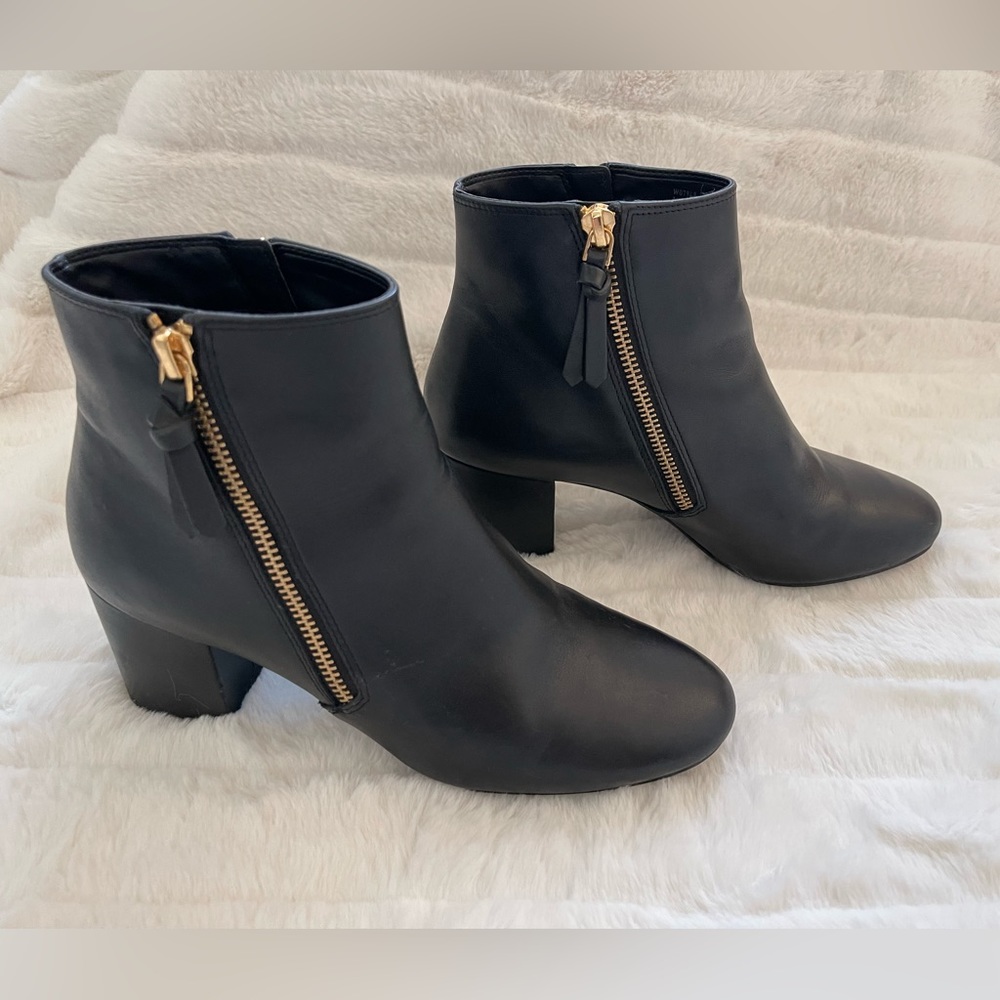 Cole Haan black booties, size 6, used